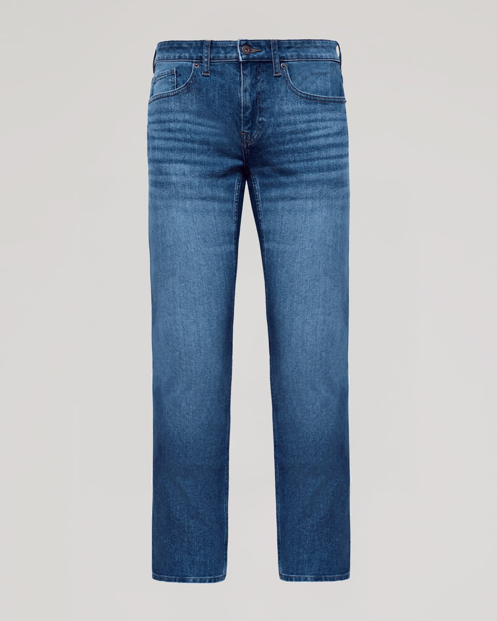 Medium Indigo Wash Straight Authentic Denim Jeans